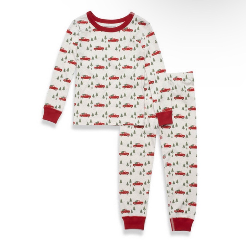 Pajamas for Peace Trim a Tree Pima Cotton Pajama Set